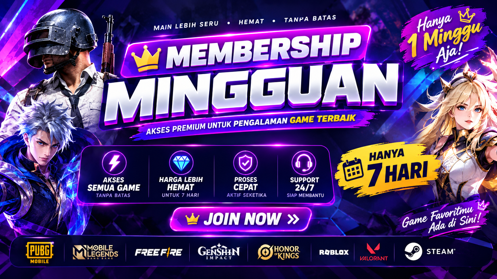MEMBERSHIP MINGGUAN